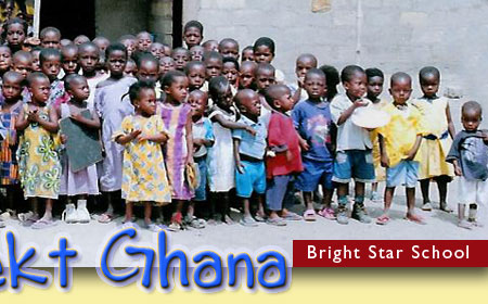 Schulprojekt Bright Stars School, Ghana, Afrika